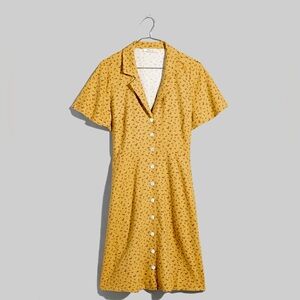 Madewell Kacie Mini Shirtdress in bitsy bouquet